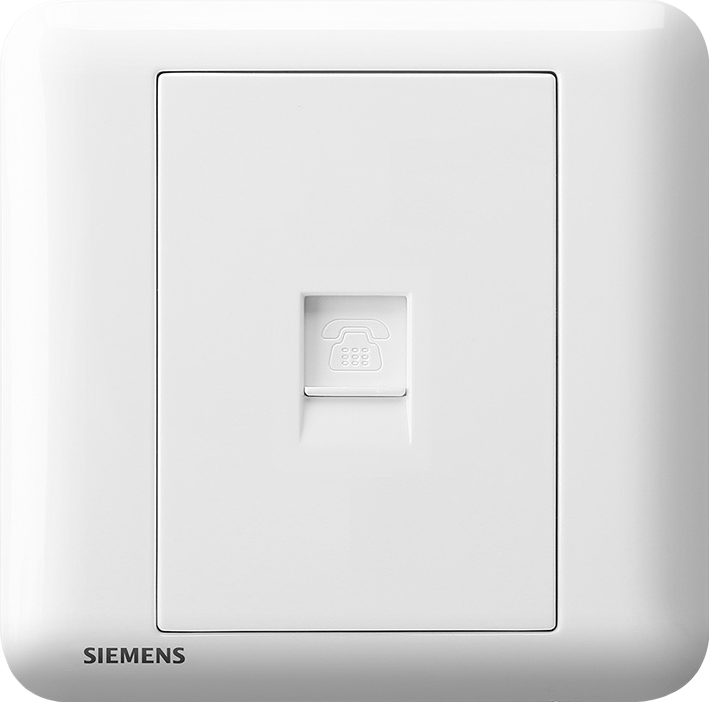 西門子 DELTA®seata 單位電話插座 RJ11