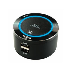 Eubiq – USB雙位適配器 USB3.4 黑/銀