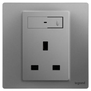 13A一位帶開關智能插座 1G 13A switched IOT socket outlet  | Homekit, Google, Alexa