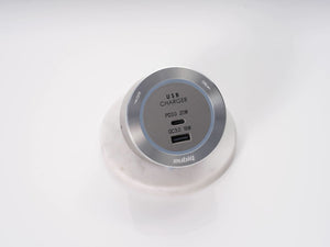 Eubiq – USB雙位適配器輸出埠(USB-A+C雙位插座)黑/銀