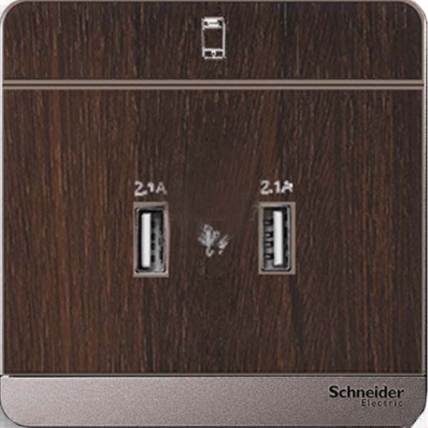 AvatarOn奐尚 兩位2.1A USB充電插座 (白/玫瑰金/灰/胡桃木) | 請先查詢現貨 - LINKO Shop