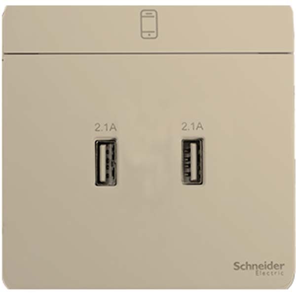 AvatarOn奐尚 兩位2.1A USB充電插座 (白/玫瑰金/灰/胡桃木) | 請先查詢現貨 - LINKO Shop