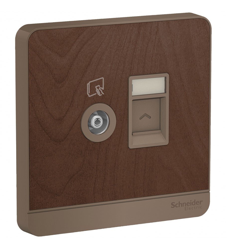 AvatarOn奐尚 單位電視機RJ45數據插座,Keystone面板備防塵活門(不連模塊) |請先查詢現貨 - LINKO Shop