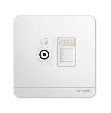 AvatarOn奐尚 單位電視機RJ45數據插座,Keystone面板備防塵活門(不連模塊) |請先查詢現貨 - LINKO Shop