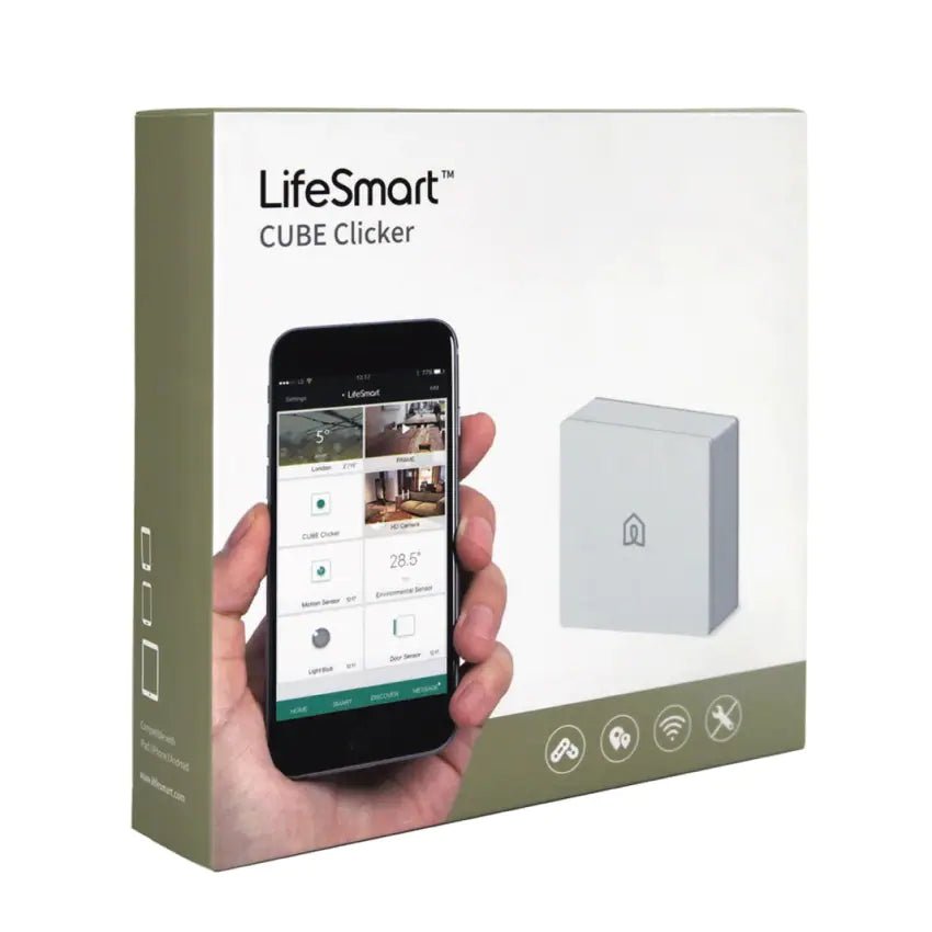 LifeSmart 隨心開關 Cube Clicker | 輕輕一按便能控制不同家電 - LINKO Shop