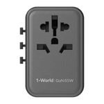 Momax 1-World 65W GaN 方便式旅行插座 UA8 |方便攜帶、穩定安全 - LINKO Shop