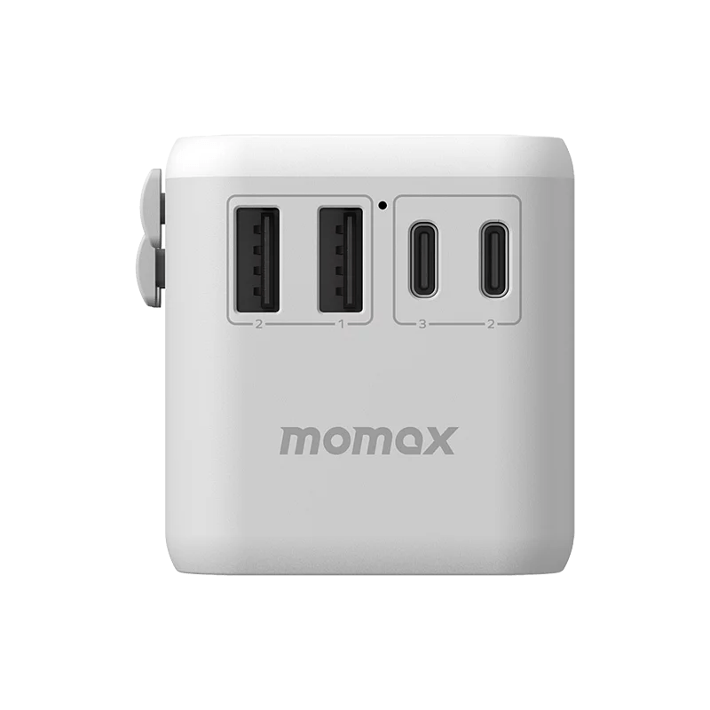 Momax 1-World 65W GaN 方便式旅行插座 UA8 |方便攜帶、穩定安全 - LINKO Shop