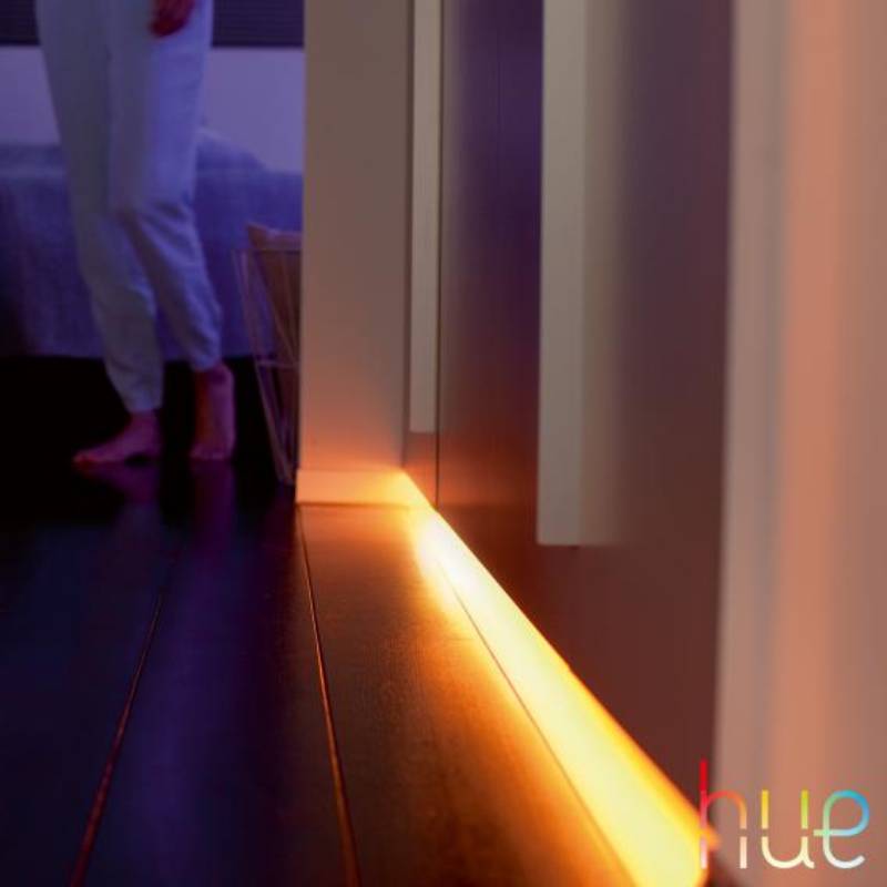 【免安裝】Philips Hue LED 彩光燈帶 2米|藍牙智能燈具 營造燈光氣氛|家居、派對適用 - LINKO Shop