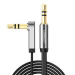 UGREEN 3.5mm公對公彎頭車載AUX音頻耳機線 (BF) - LINKO Shop