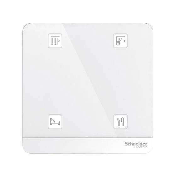 Wiser 4K Freelocate 四位開關 (白色/金色)|打造你的智能家居 - LINKO Shop