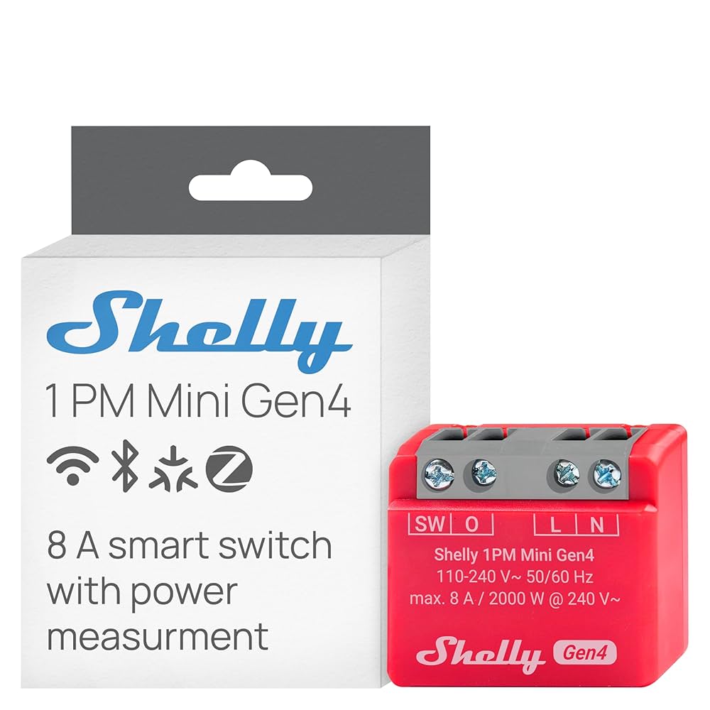 Shelly 1PM Mini Gen4 評測：小巧身材，強大安全與智能功能