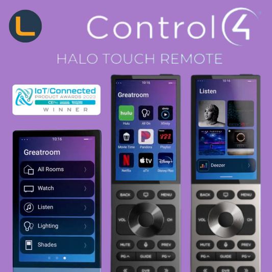 【智能家居】一遙控掌握全屋家電: Control 4 Halo Touch Remote六大功能+全新Touch Screen介面