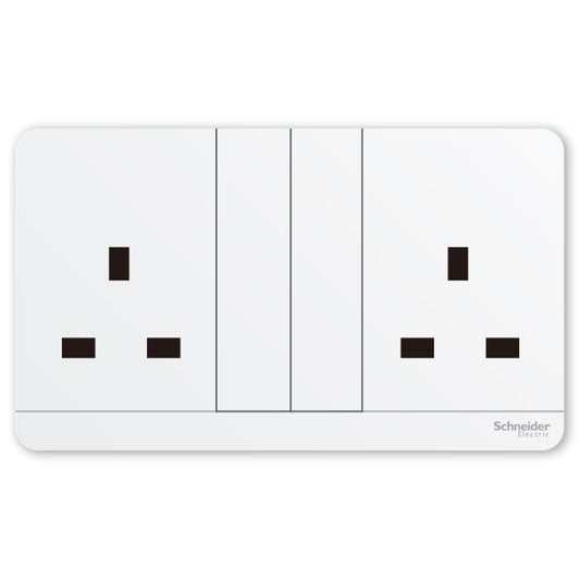 Schneider Electric AvatarOn 13A 兩位連保護門有掣插座 香港購買指南