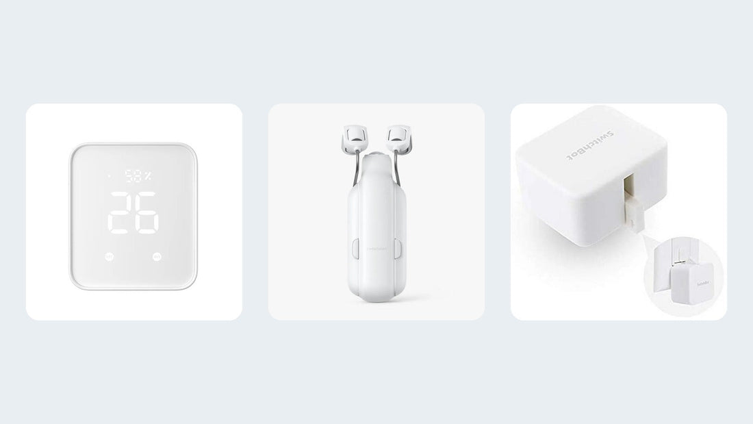 SwitchBot Hub 2 智能管家、Curtain 3 窗簾機器人及智能開關制官方產品圖