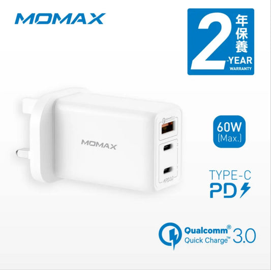 Momax ONEPlug UM20 65W GaN 快速充電器 香港購買指南