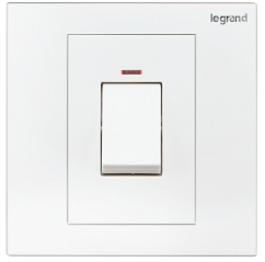 Legrand Galion 逸景系列 45A 雙極開關帶 LED 燈 | linko.shop