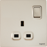 Legrand Mallia Senses 13A 單蘇有掣 香檳金