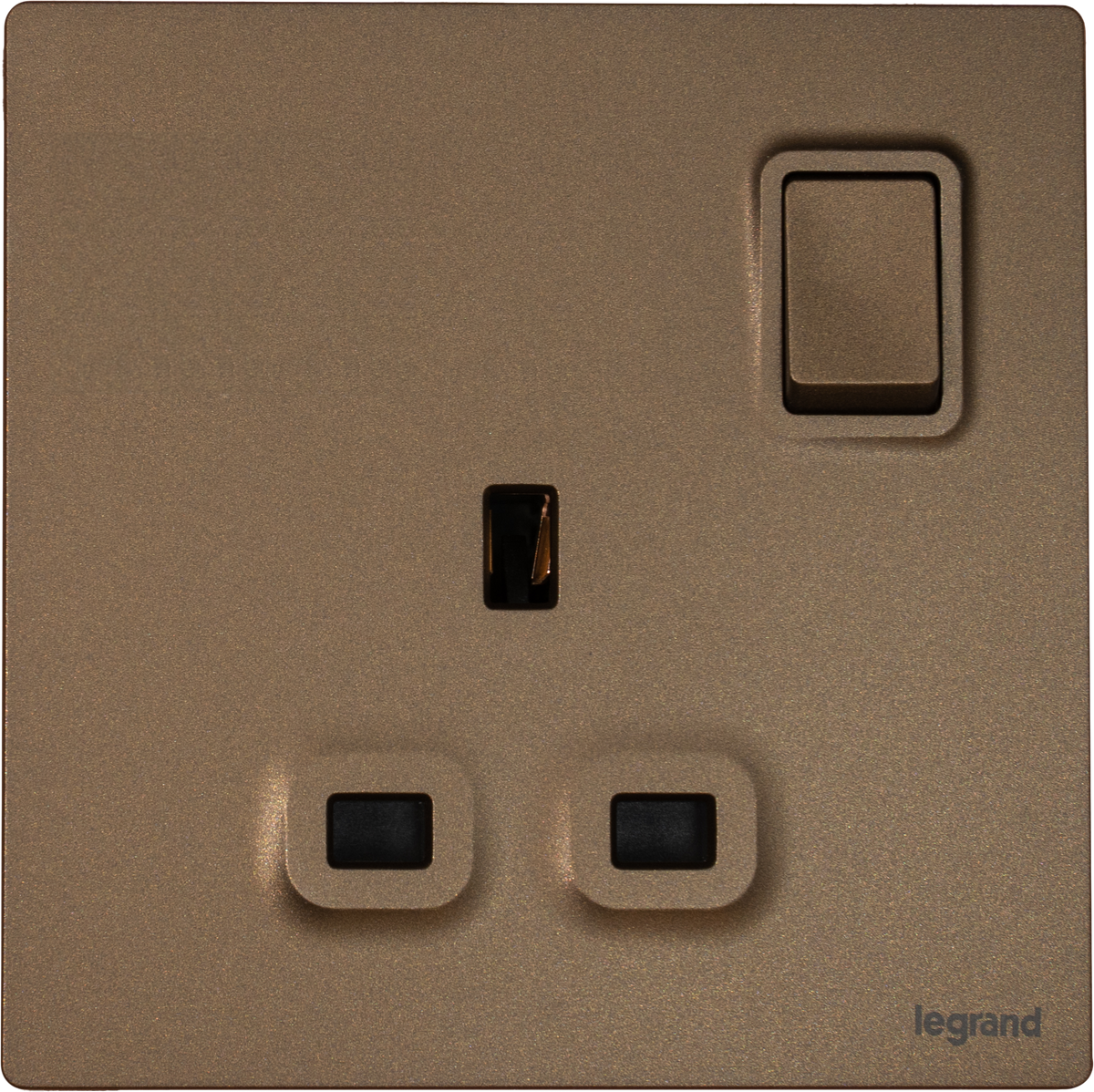 Legrand Mallia Senses 13A 單蘇有掣 深古銅