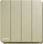 西門子 DELTA®arina 16AX 四位單控開關 產品圖片