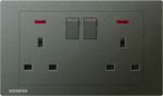 DELTA®relfa 13A 雙位開關插座(帶霓虹燈指示器) 產品圖片