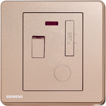 西門子 DELTA®arina 13A 雙極開關保險菲士接線蘇(帶霓虹燈指示器) 產品圖片