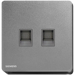 西門子 DELTA®arina 雙位電話插座 RJ11 產品圖片