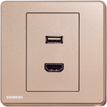 西門子 DELTA®arina HDMI + USB 插座 產品圖片