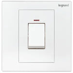 Legrand Galion 逸景 45A 單位雙極開關掣 LED燈 產品圖片