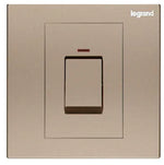 Legrand Galion 逸景 45A 單位雙極開關掣 LED燈 產品圖片