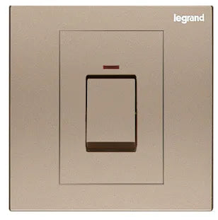 Legrand Galion 逸景 45A 單位雙極開關掣 LED燈 產品圖片