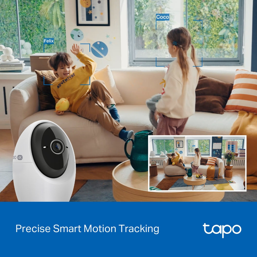 Tapo C260 4K 8MP 旋轉式 AI 家庭防護 Wi-Fi 網路攝影機