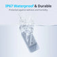 SwitchBot - 智能WiFi漏水警報器 漏水浸水偵測 100dB警報響聲/App緊急通知/IP67防水/家居防護必備
