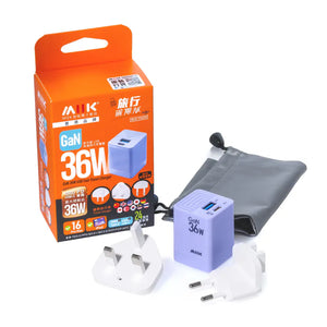 M2K 旅充 GaN36W (輕便版)