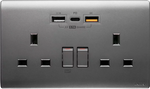 M2K MIIK – GaN30.5W Type-C/USB 電制插座 (孖蘇) 產品圖片