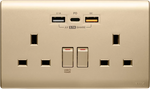 M2K MIIK – GaN30.5W Type-C/USB 電制插座 (孖蘇) 產品圖片