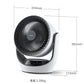 SwitchBot Battery Circulator Fan 智能循環風扇｜"SilenTech"超靜音｜ 3D搖擺對流｜DC直流摩 打慳電｜