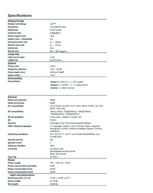 Optoma CinemaX D3+ 4K UHD 超短焦雷射投影機 家庭劇院頂級體驗