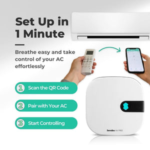 Sensibo Air PRO 智能冷氣控制器｜進階空氣質素監測 | 遙距控制冷氣開關、支援多款冷氣牌子（原裝行貨）