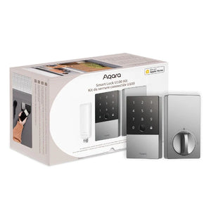 Aqara Smart Lock U100 智能輔助鎖連E1智能網關套裝【香港行貨】 |支援HomeKit,手機開鎖