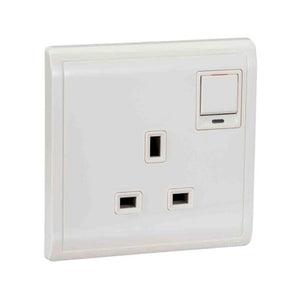 Pieno 13A 單位連保護門有掣插座連指示燈