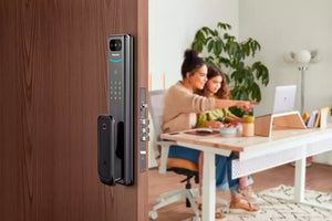 (限時優惠-600) PHILIPS EasyKey Alpha-VP 智能視像門鎖 (紅古銅/曜石黑) |視像對講智能鎖