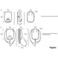Charging station, EVlink Home, 1P+N, 1xT2, 7.4kW, 32A, with RDC-DD