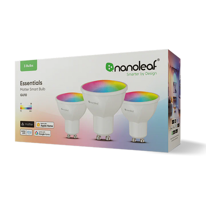 Nanoleaf Essentials Matter GU10 智能燈泡 3個裝 (兼容Matter）