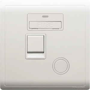 Pieno 13A 單位保險菲士蘇連雙極開關掣及指示燈