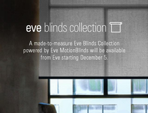 Eve Motionblinds DIY訂造智能捲簾套餐 荷蘭品牌 摩打歐洲製造+荷蘭簾 (充電式）