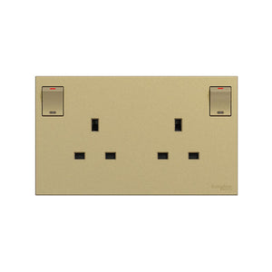 AvatarOn C 13A孖蘇有掣有燈插座