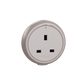 Easy series, Socket outlet, 1 gang, 13A, 250V, 3pin 明裝式電力路軌13A插頭