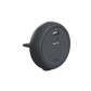 Easy series, USB socket, type A+C, 21W, grey 明裝式電力路軌USB插頭