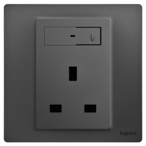 13A一位帶開關智能插座 1G 13A switched IOT socket outlet  | Homekit, Google, Alexa