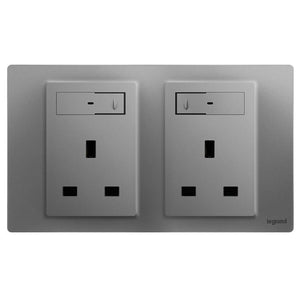 13A二位帶開關智能插座 2G 13A switched IOT socket outlet  | Homekit, Google, Alexa
